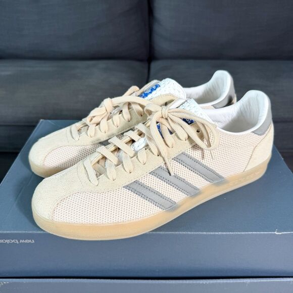 adidas Gazelle Indoor Pro Yellow Charcoal Brown Casual Sneakers Men\'s Size 10.5 main image 4